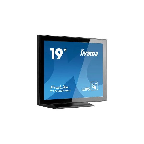 iiyama prolite t1932msc-b5ag monitor pc 48,3 cm (19) 1280 x 1024 pixel led touch screen da tavolo nero [t1932msc-b5ag]