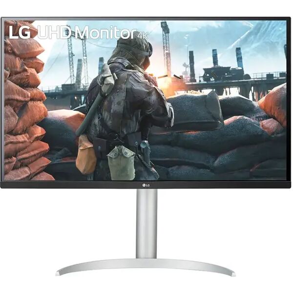 lg 32up550-w monitor pc 80 cm (31.5) 3840 x 2160 pixel 4k ultra hd led argento [32up550-w]