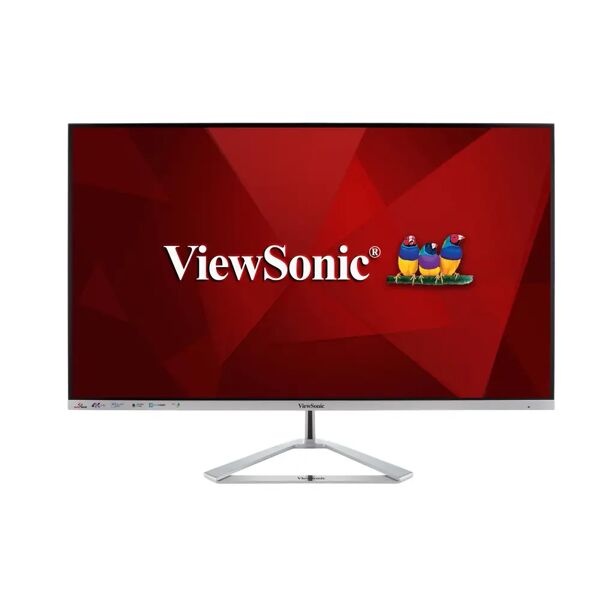 viewsonic monitor  vx series vx3276-4k-mhd led display 81,3 cm (32) 3840 x 2160 pixel 4k ultra hd argento [vx3276-4k-mhd]