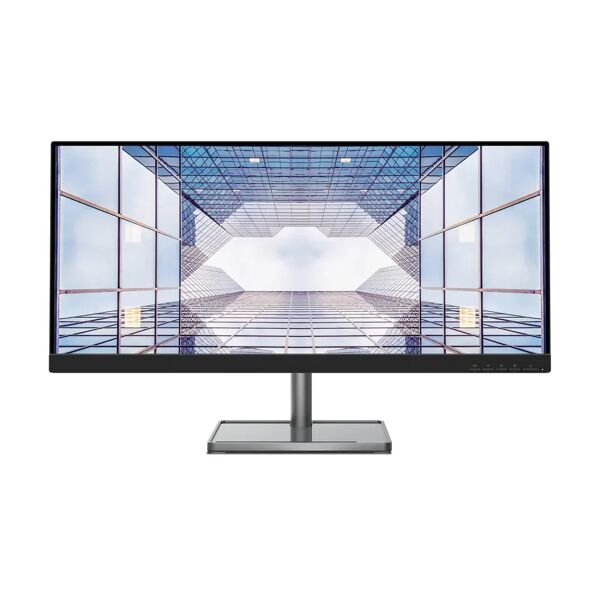 lenovo monitor  l29w-30 led display 73,7 cm (29) 2560 x 1080 pixel quad hd nero, argento [66e5gac3eu]