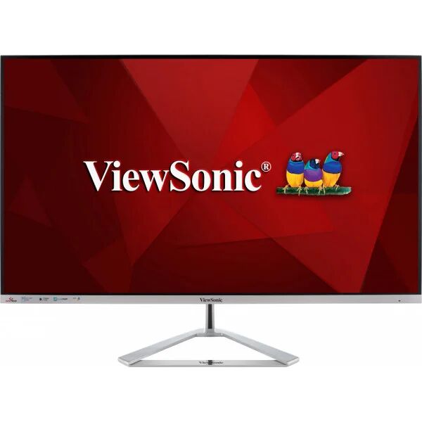 viewsonic vx series vx3276-mhd-3 monitor pc 81,3 cm (32) 1920 x 1080 pixel full hd led argento [vx3276-mhd-3]