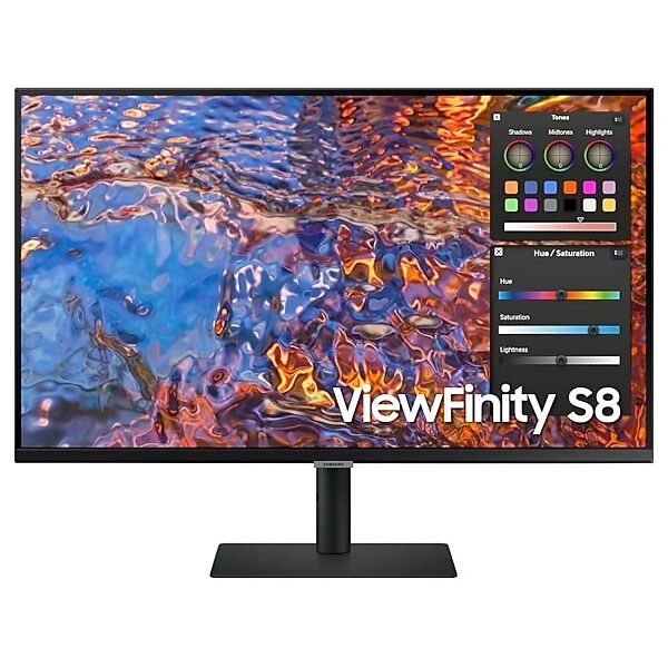 samsung monitor  ls32b800pxpxen led display 81,3 cm (32) 3840 x 2160 pixel 4k ultra hd nero [ls32b800pxpxen]