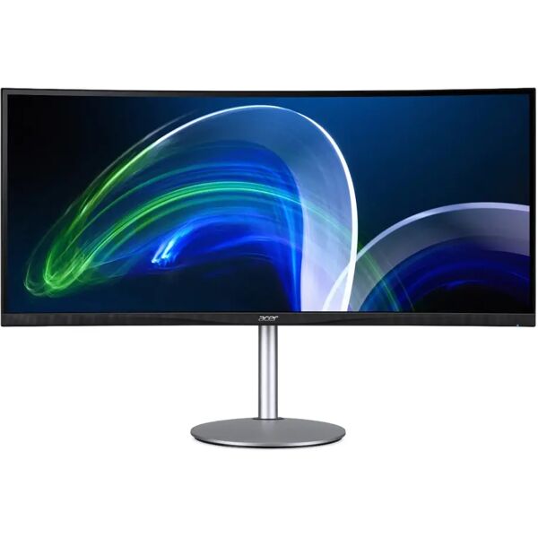 acer cb342cur monitor pc 86,4 cm (34) 3440 x 1440 pixel ultrawide quad hd led nero, argento [um.cb2ee.015]