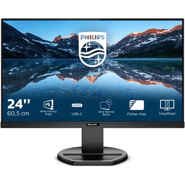 philips b line 243b9/00 monitor pc 60,5 cm (23.8) 1920 x 1080 pixel full hd led nero [243b9/00]