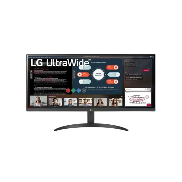 lg 34wp500-b monitor pc 86,4 cm (34) 2560 x 1080 pixel ultrawide full hd led nero [34wp500-b]