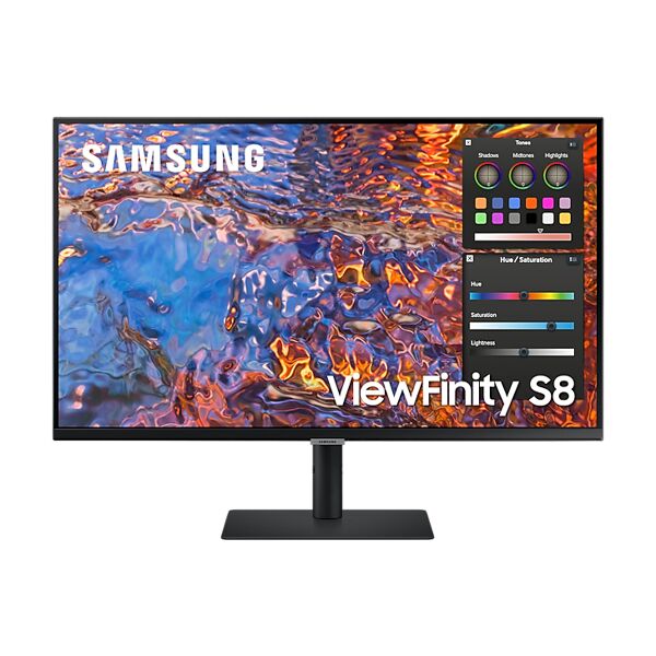samsung viewfinity ls32b800pxu monitor pc 81,3 cm (32) 3840 x 2160 pixel 4k ultra hd nero [ls32b800pxuxxu]