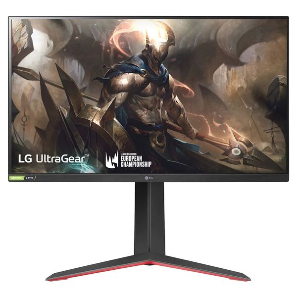 lg 27gp850p-b monitor pc 68,6 cm (27) 2560 x 1440 pixel 2k led nero, rosso [27gp850p-b.aeu]