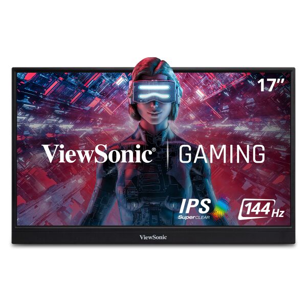 viewsonic vx series vx1755 monitor pc 43,2 cm (17) 1920 x 1080 pixel full hd led nero, grigio [vx1755]