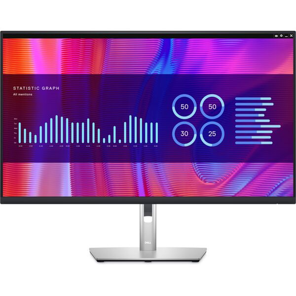 dell monitor  p series p3223de led display 80 cm (31.5) 2560 x 1440 pixel quad hd lcd nero [-p3223de]