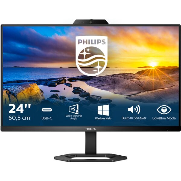 philips 5000 series 24e1n5300he/00 monitor pc 60,5 cm (23.8) 1920 x 1080 pixel full hd lcd nero [24e1n5300he/00]