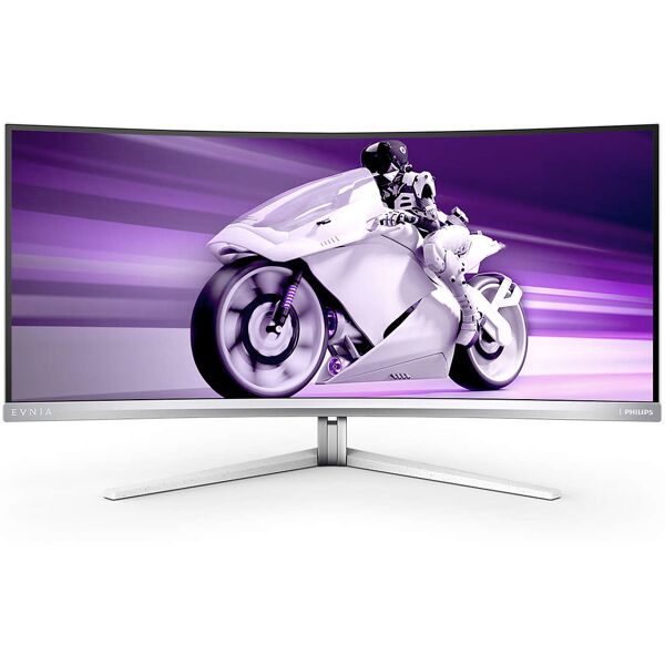 philips 34m2c8600/00 monitor pc 86,4 cm (34) 3440 x 1440 pixel wide quad hd oled bianco [34m2c8600/00]