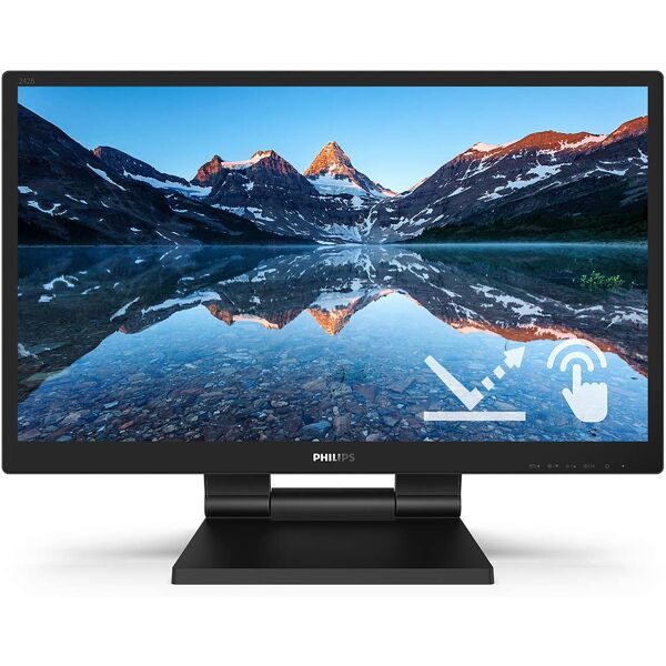 philips 242b9tl/00 monitor pc 60,5 cm (23.8) 1920 x 1080 pixel full hd lcd touch screen nero [242b9tl/00]