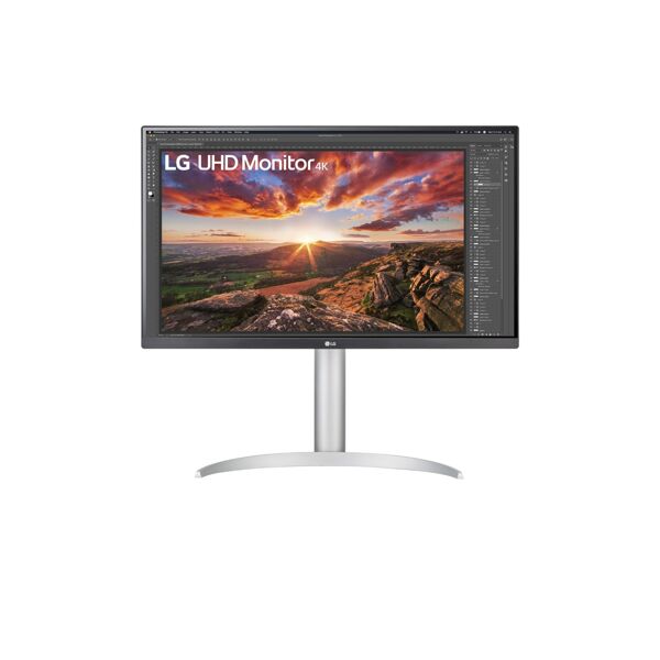 lg 27up85np-w monitor pc 68,6 cm (27) 3840 x 2160 pixel 4k ultra hd led bianco [27up85np-w.aek]