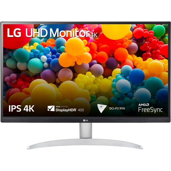 lg monitor  27up600p-w.aeu led display 68,6 cm (27) 3840 x 2160 pixel 4k ultra hd nero