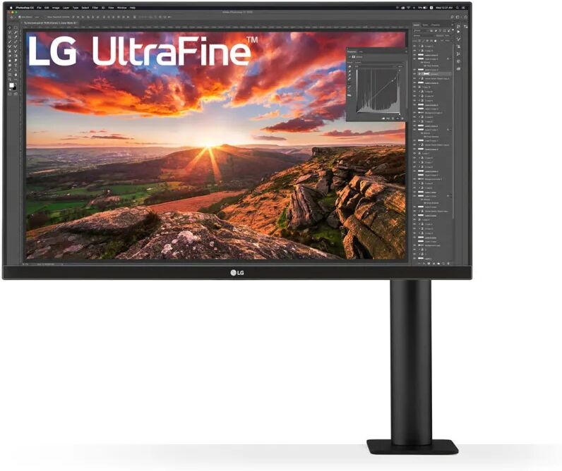 lg monitor  ultrafine ergo led display 68,6 cm (27) 3840 x 2160 pixel 4k ultra hd nero [27un880p-b]