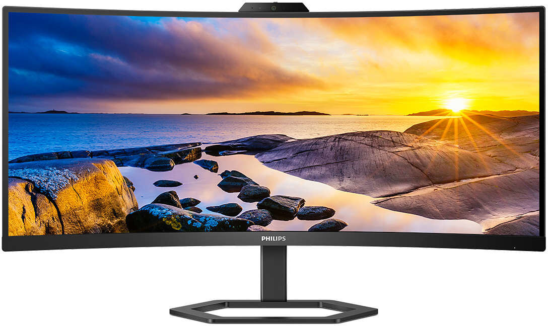 philips monitor  5000 series 34e1c5600he/00 led display 86,4 cm (34) 3440 x 1440 pixel 4k ultra hd nero [34e1c5600he/00]