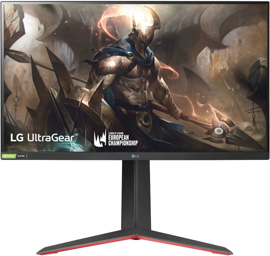 lg 27gp850p-b monitor pc 68,6 cm (27) 2560 x 1440 pixel 2k led nero, rosso [27gp850p-b.aeu]