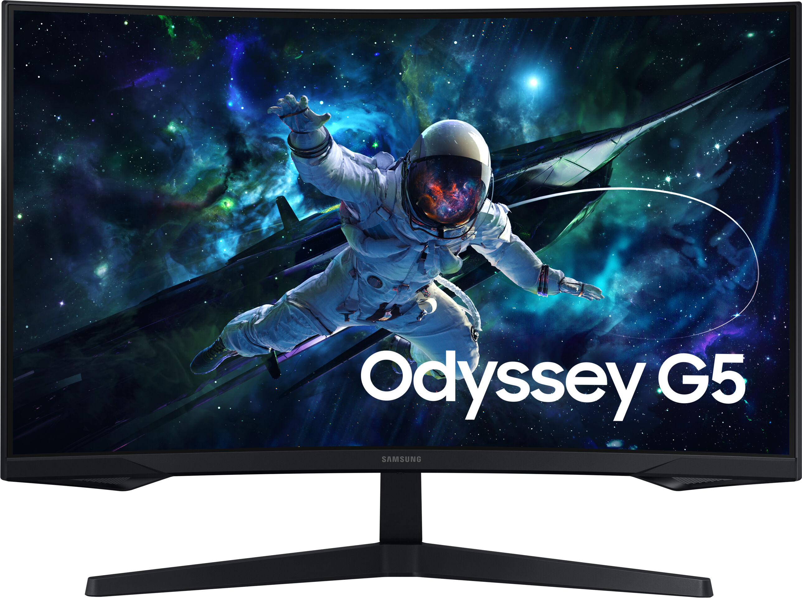 samsung odyssey monitor gaming g5 - g55c da 32'' qhd curvo