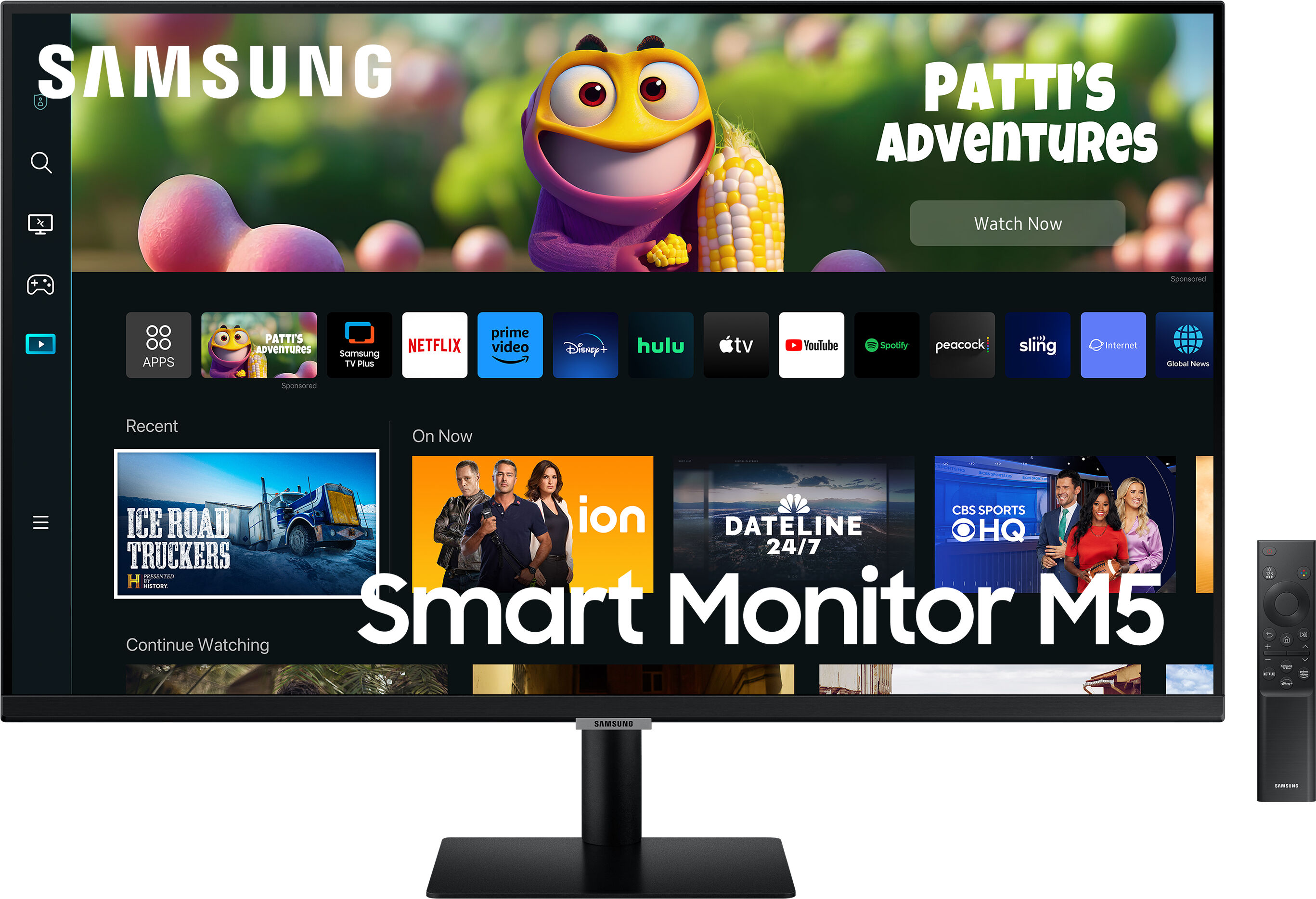 samsung smart monitor m5 - m50c da 32'' full hd flat