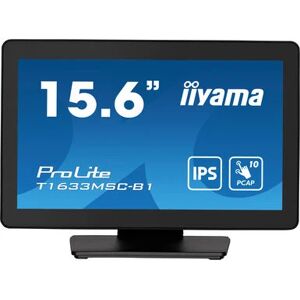 Iiyama Prolite T1633msc-b1 Monitor Pc 39,6 Cm (15.6) 1920 X 1080 Pixel Full Hd Lcd Touch Screen Nero [t1633msc-b1]