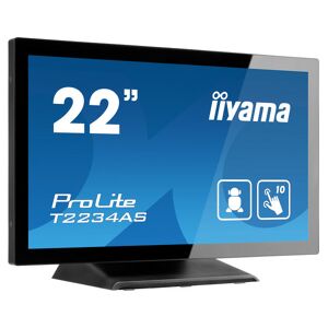 Iiyama Prolite T2234as-b1 Monitor Pc 54,6 Cm (21.5) 1920 X 1080 Pixel Full Hd Touch Screen Multi Utente Nero [t2234as-b1]