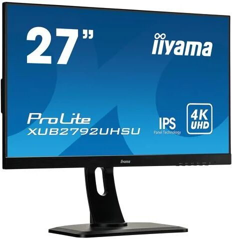 IIYAMA Monitor  ProLite XUB2792UHSU-B1 LED display 68,6 cm (27") 3840 x 2160 Pixel 4K Ultra HD Nero [XUB2792UHSU-B1]