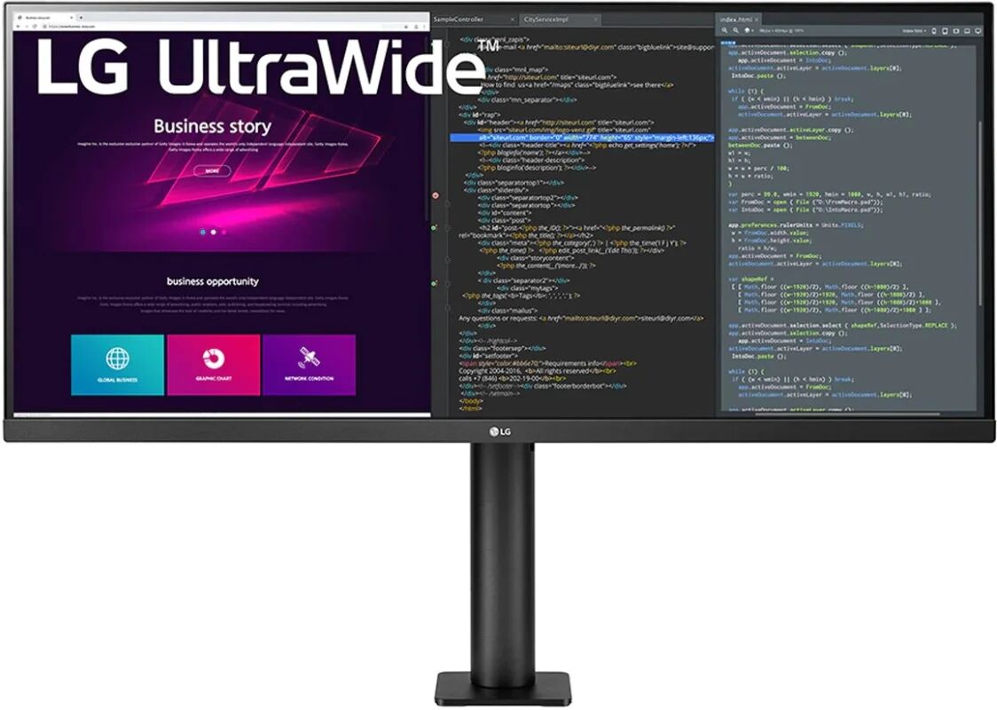 LG 34WN780-B Monitor PC 86,4 cm (34") 3440 x 1440 Pixel UltraWide Quad HD LED Nero [34WN780-B.AEU]