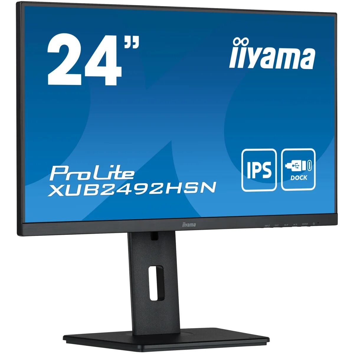 IIYAMA Monitor  ProLite XUB2492HSN-B5 LED display 61 cm (24") 1920 x 1080 Pixel Full HD Nero [XUB2492HSN-B5]
