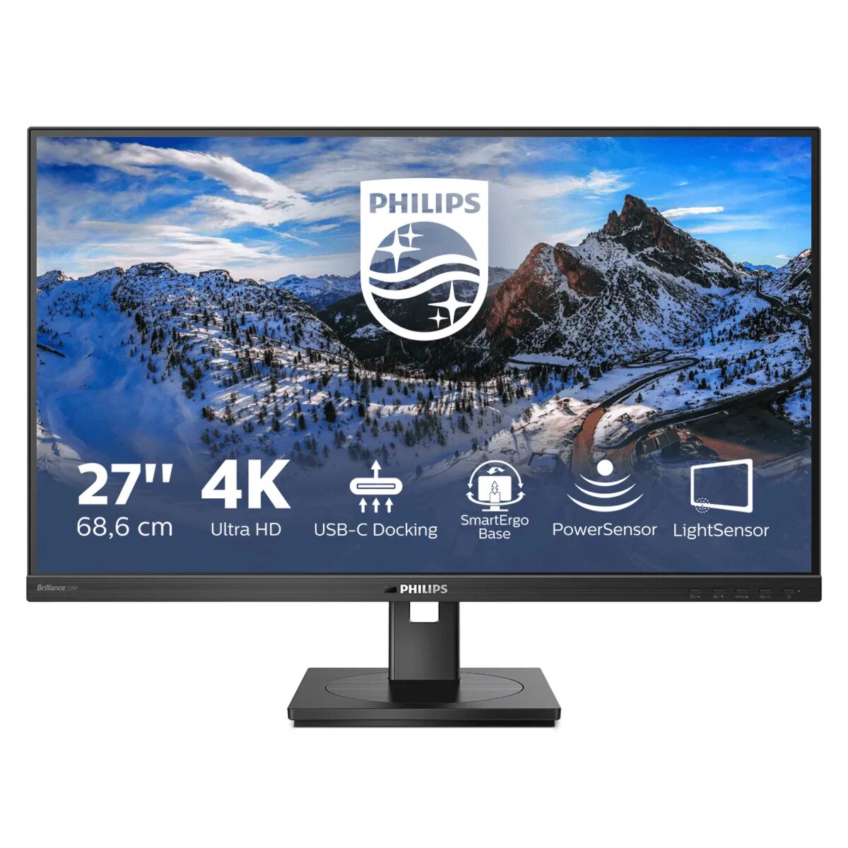 Philips Monitor  279P1/00 LED display 68,6 cm (27") 3840 x 2160 Pixel 4K Ultra HD Nero [279P1/00]