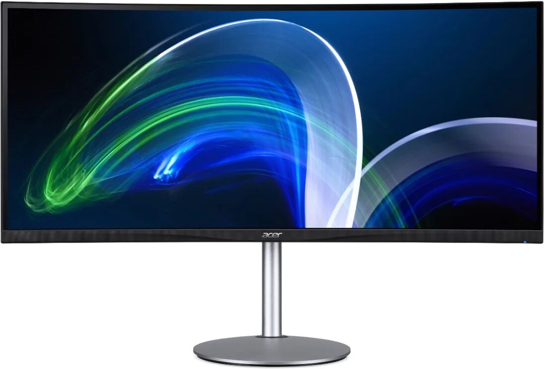 Acer CB342CUR Monitor PC 86,4 cm (34") 3440 x 1440 Pixel UltraWide Quad HD LED Nero, Argento [UM.CB2EE.015]