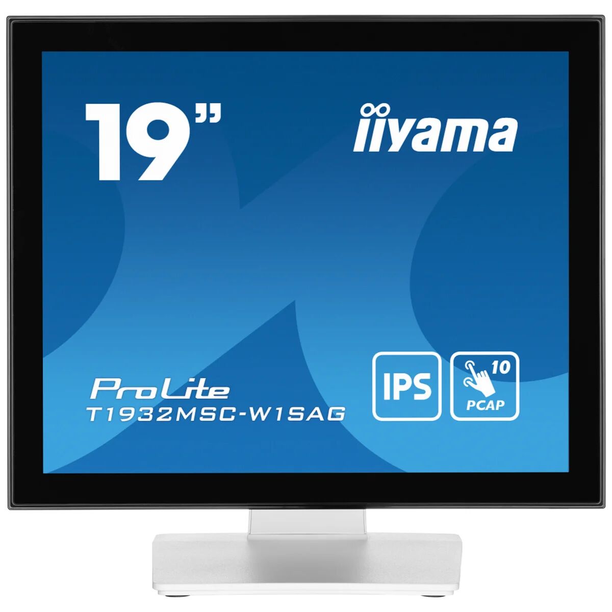 IIYAMA ProLite T1932MSC-W1SAG Monitor PC 48,3 cm (19") 1280 x 1024 Pixel Full HD LED Touch screen Da tavolo Bianco [T1932MSC-W1SAG]