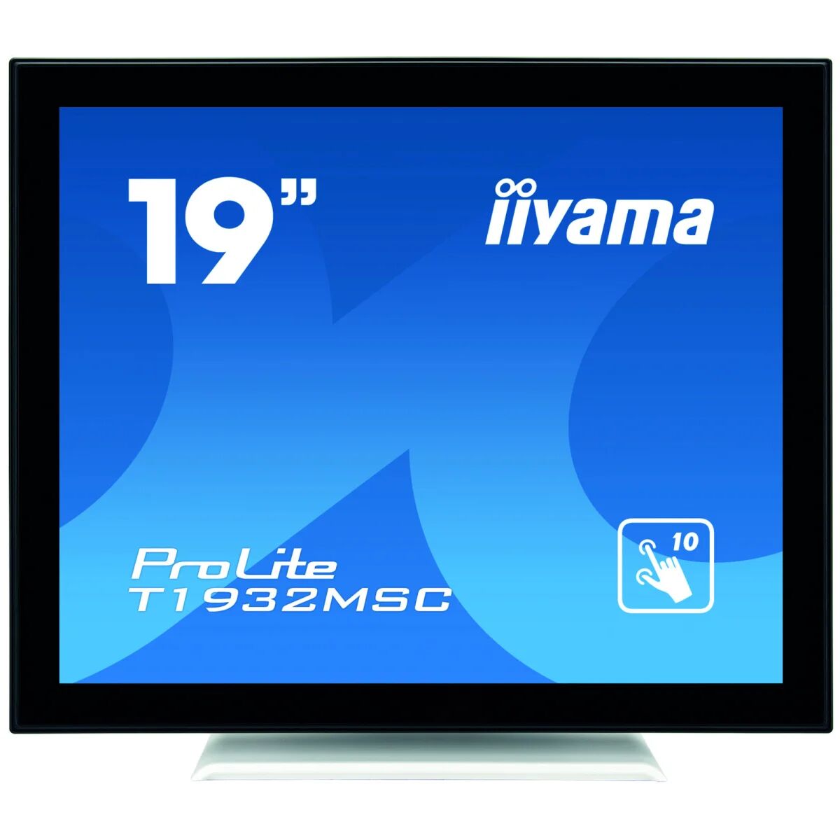 IIYAMA ProLite T1932MSC-W5AG Monitor PC 48,3 cm (19") 1280 x 1024 Pixel LED Touch screen Multi utente Nero, Bianco [T1932MSC-W5AG]