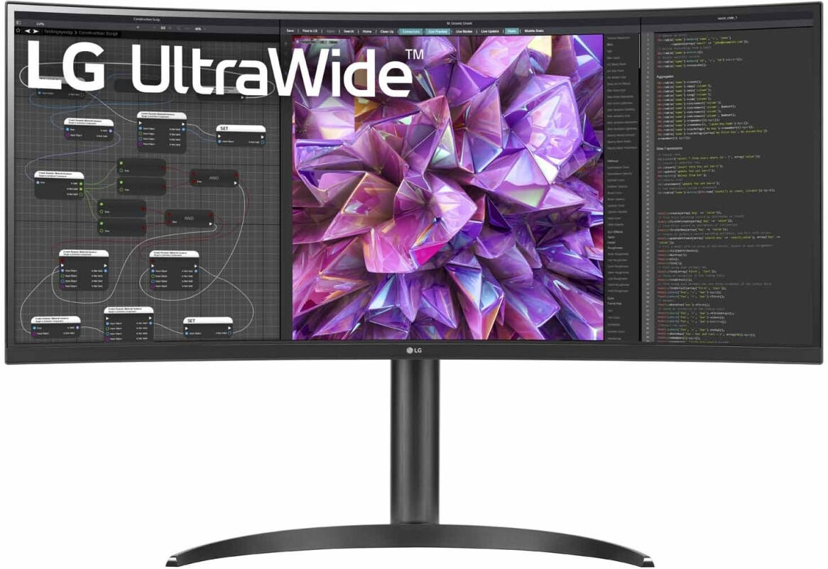 LG 34WQ75C-B Monitor PC 86,4 cm (34") 3440 x 1440 Pixel Quad HD LCD Nero [34WQ75C-B]