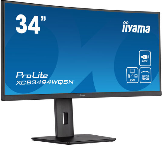 IIYAMA Monitor  ProLite XCB3494WQSN-B5 LED display 86,4 cm (34") 3440 x 1440 Pixel UltraWide Quad HD Nero [XCB3494WQSN-B5]