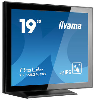 IIYAMA ProLite T1932MSC-B5X Monitor PC 48,3 cm (19") 1280 x 1024 Pixel LED Touch screen Da tavolo Nero [T1932MSC-B5X]