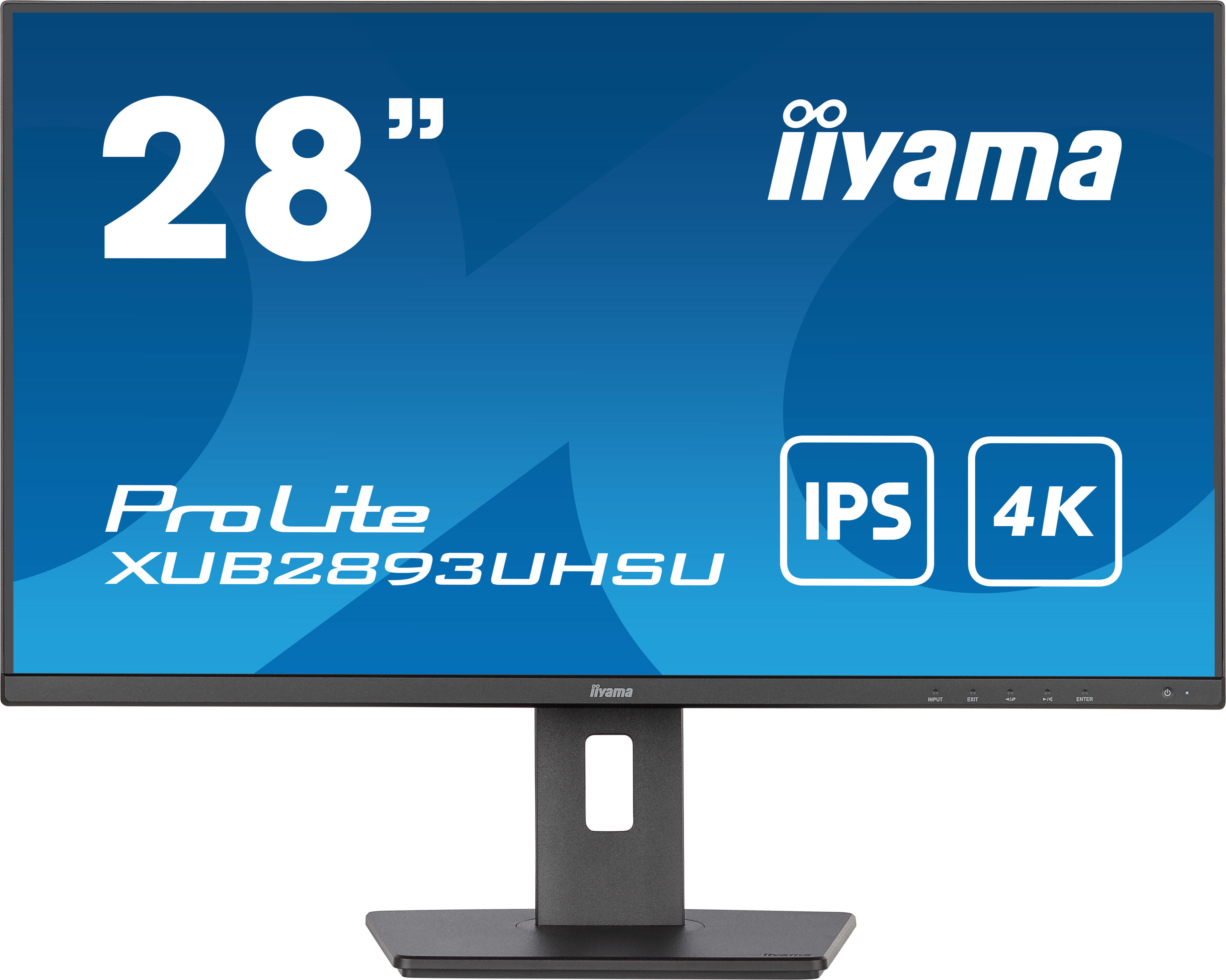 IIYAMA ProLite Monitor PC 71,1 cm (28") 3840 x 2160 Pixel 4K Ultra HD LED Nero [XUB2893UHSU-B5]