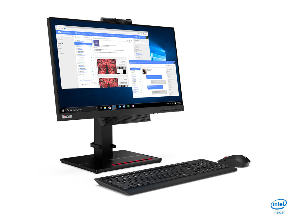 Lenovo Monitor  ThinkCentre Tiny in One LED display 54,6 cm (21.5") 1920 x 1080 Pixel Full HD Nero [11GSPAT1UK]