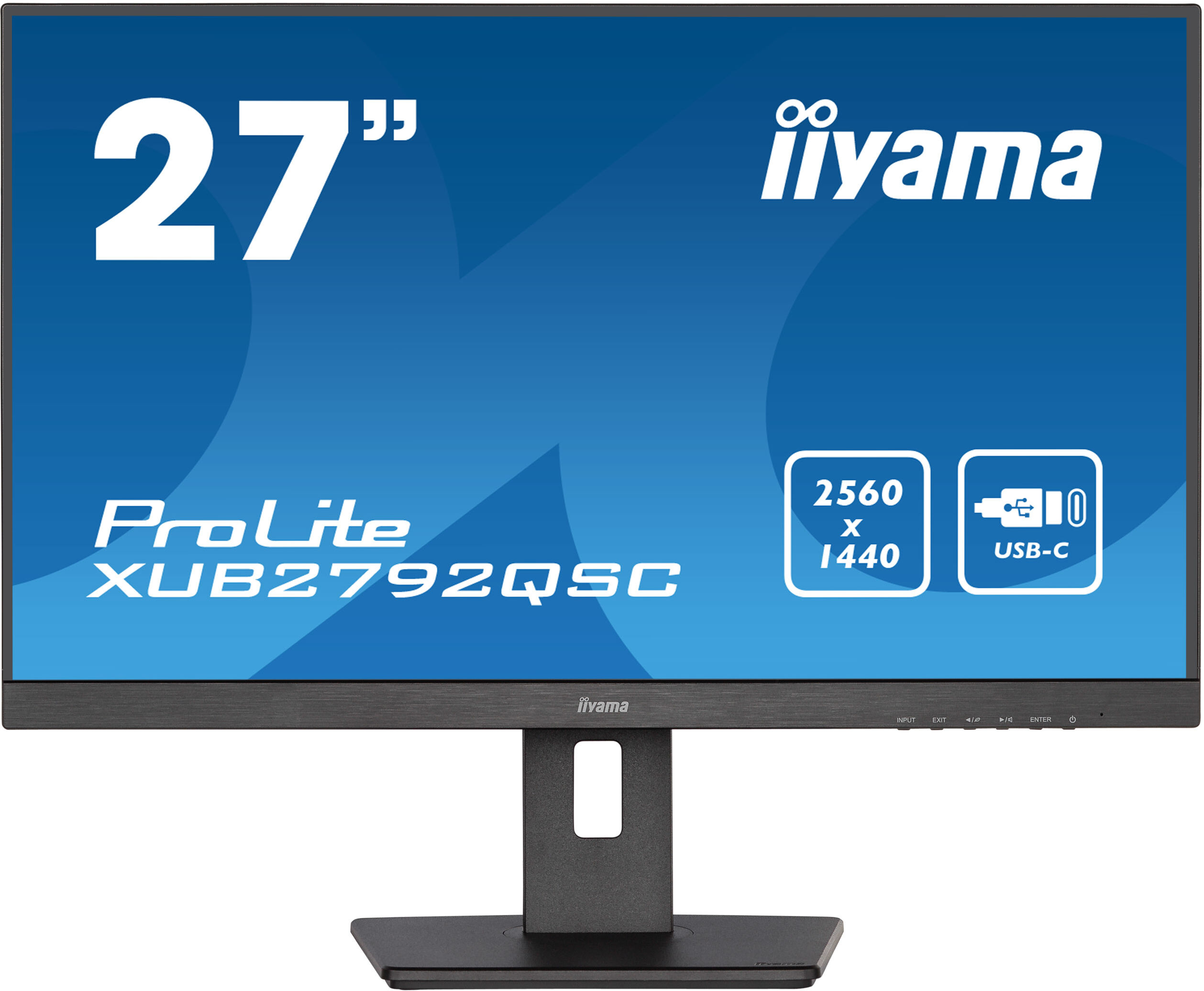 IIYAMA ProLite Monitor PC 68,6 cm (27") 2560 x 1440 Pixel Wide Quad HD LED Nero [XUB2792QSC-B5]