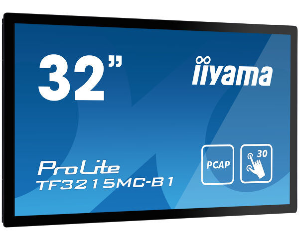 IIYAMA ProLite TF3215MC-B1 Monitor PC 81,3 cm (32") 1920 x 1080 Pixel Full HD LED Touch screen Chiosco Nero [TF3215MC-B1]