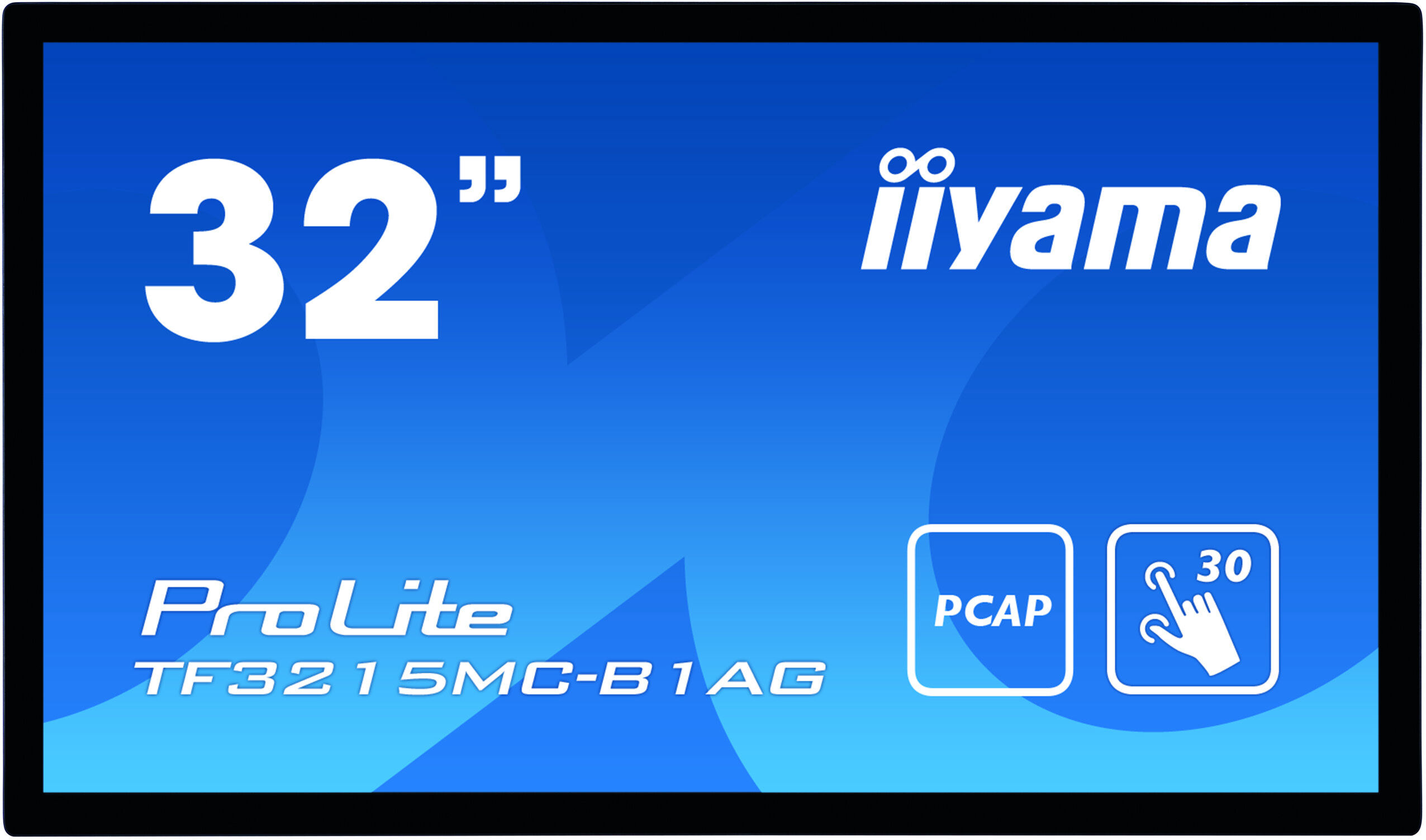 IIYAMA ProLite TF3215MC-B1AG Monitor PC 81,3 cm (32") 1920 x 1080 Pixel Full HD LED Touch screen Chiosco Nero [TF3215MC-B1AG]