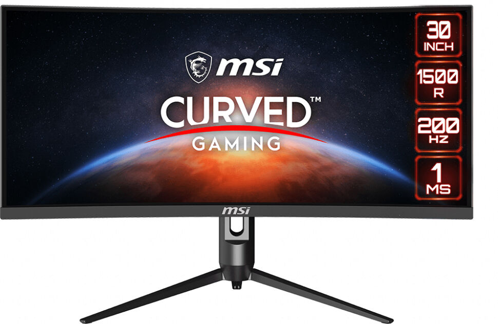 MSI Optix MAG301CR2 Monitor PC 74,9 cm (29.5") 2560 x 1080 Pixel WFHD LCD Nero [9S6-3CB45H-010]