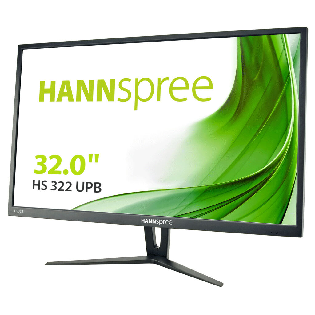 Hannspree HS 322 UPB Monitor PC 81,3 cm (32") 2560 x 1440 Pixel Quad HD LED Nero [HS322UPB]