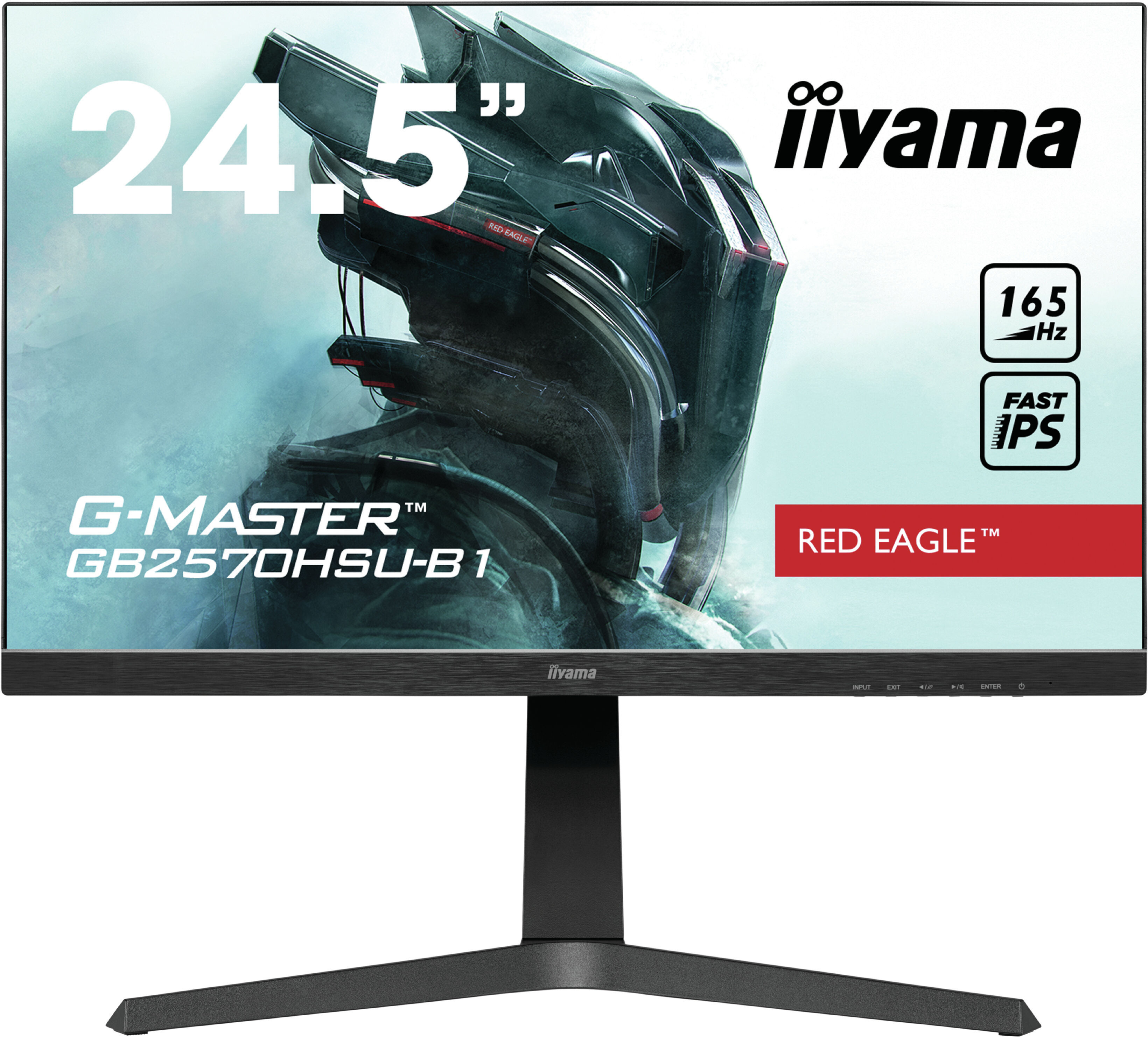 IIYAMA G-MASTER GB2570HSU-B1 Monitor PC 62,2 cm (24.5") 1920 x 1080 Pixel Full HD LED Nero [GB2570HSU-B1]