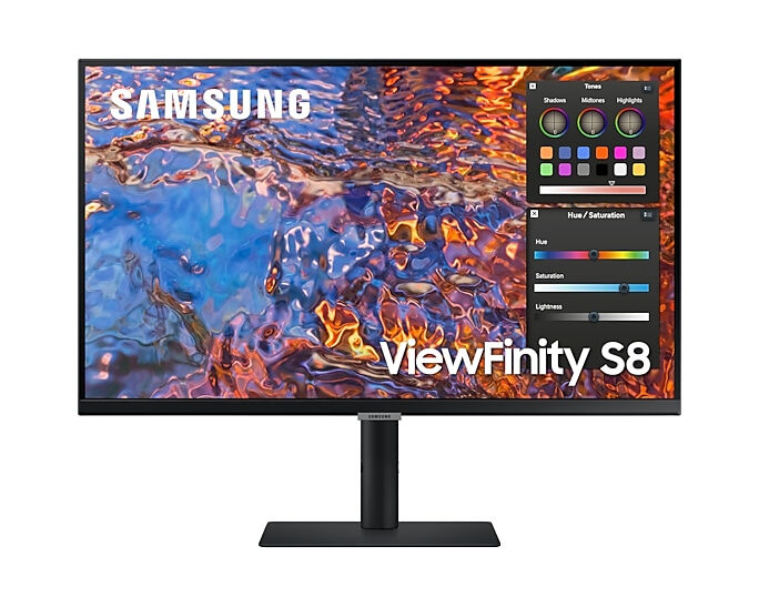 Samsung LS27B800PXU Monitor PC 68,6 cm (27") 3840 x 2160 Pixel 4K Ultra HD IPS Nero [LS27B800PXUXEN]