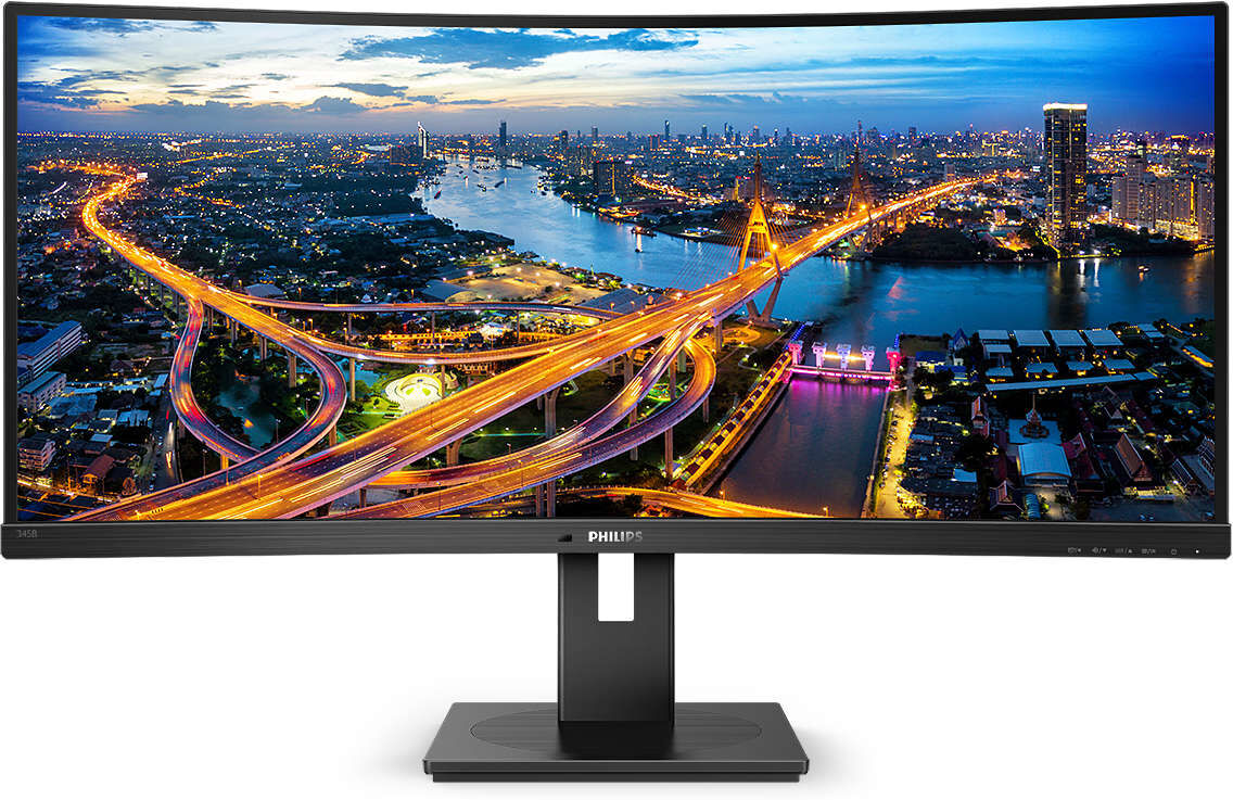 Philips B Line 345B1C/00 Monitor PC 86,4 cm (34") 3440 x 1440 Pixel Quad HD LCD Nero [345B1C/00]