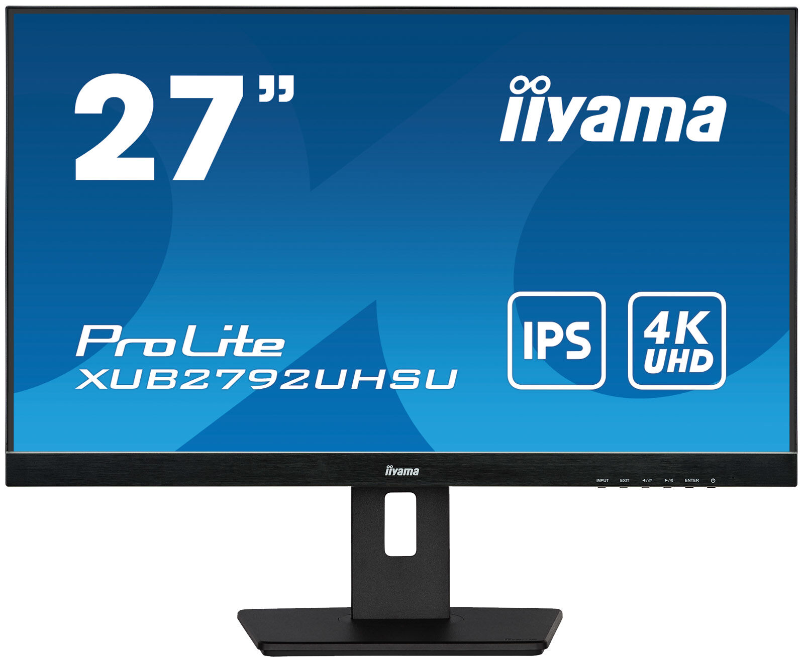 IIYAMA ProLite XUB2792UHSU-B5 Monitor PC 68,6 cm (27") 3840 x 2160 Pixel 4K Ultra HD LED Nero [XUB2792UHSU-B5]