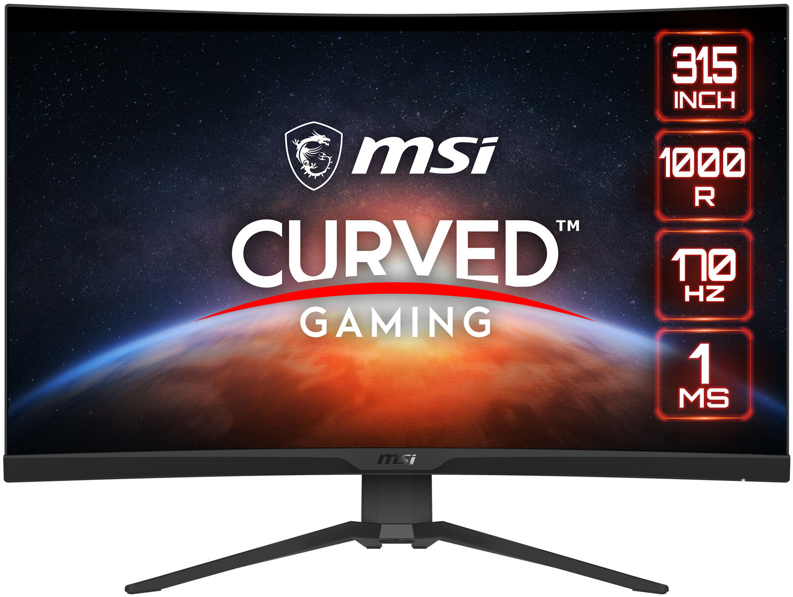 MSI G322CQP Monitor PC 80 cm (31.5") 2560 x 1440 Pixel Wide Quad HD LCD Nero [G322CQP]