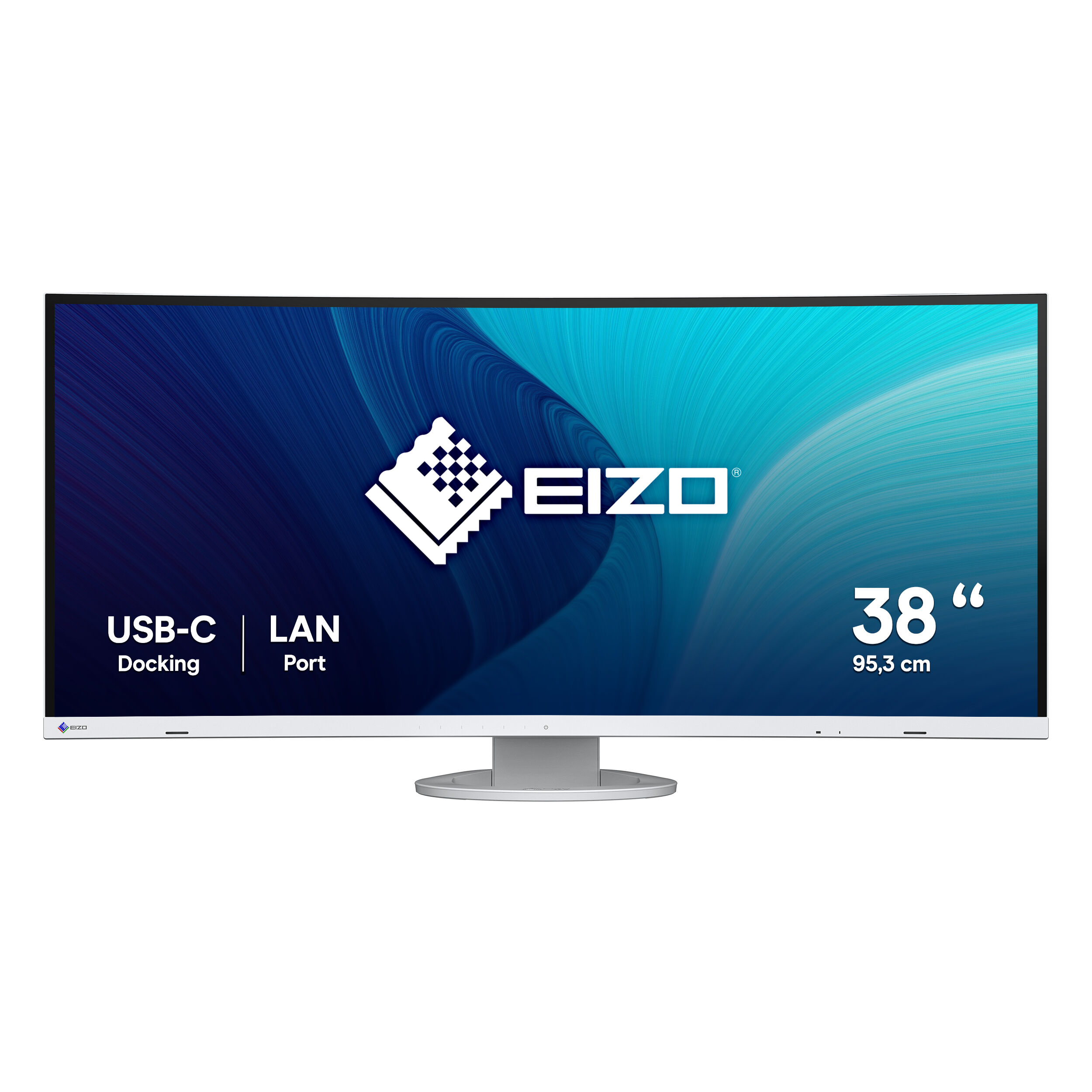 Eizo Monitor  FlexScan EV3895-WT LED display 95,2 cm (37.5") 3840 x 1600 Pixel UltraWide Quad HD+ Bianco [EV3895-WT]