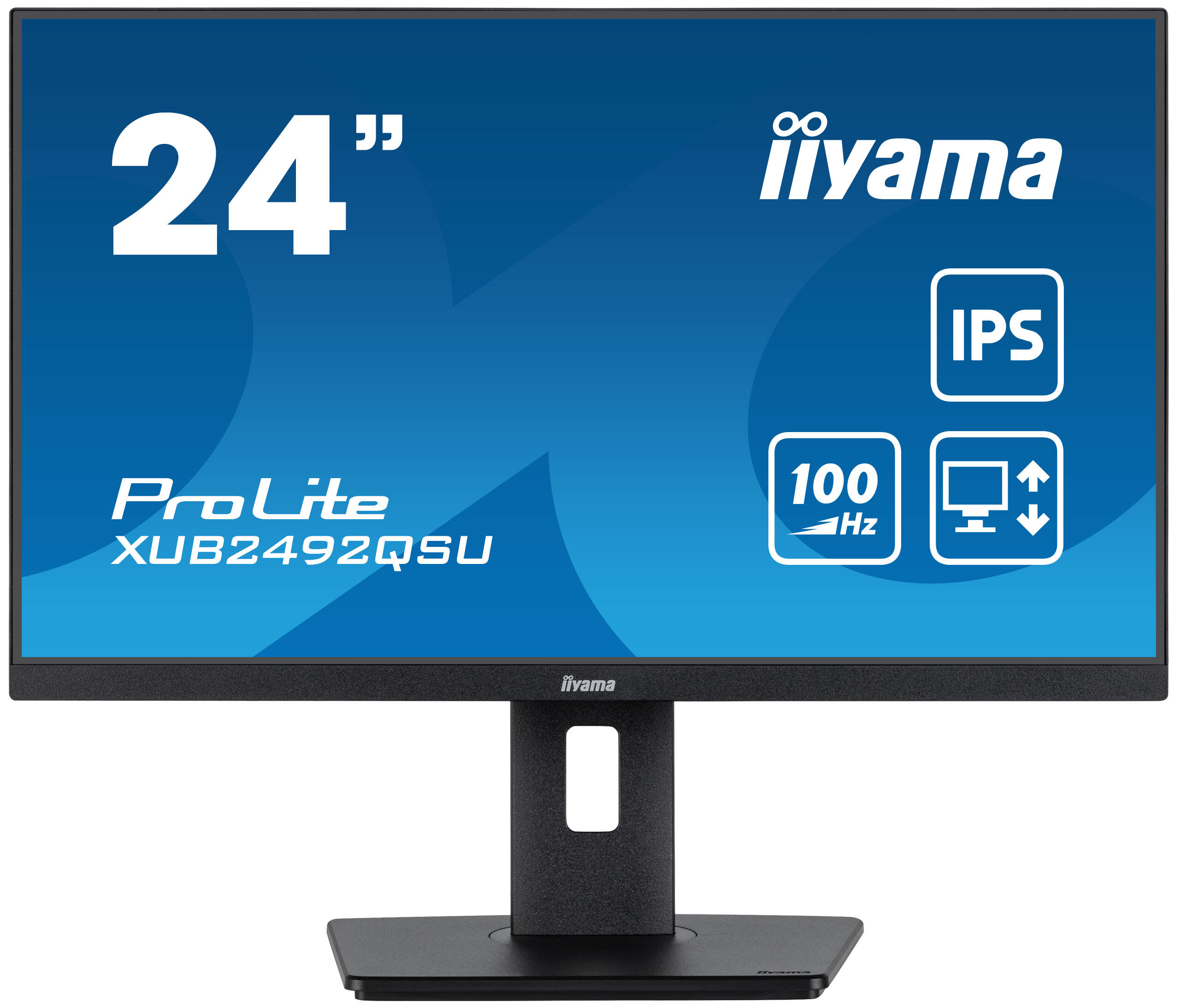 IIYAMA ProLite XUB2492QSU-B1 Monitor PC 60,5 cm (23.8") 2560 x 1440 Pixel Wide Quad HD LED Nero [XUB2492QSU-B1]