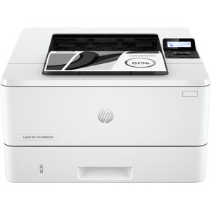 HP Stampante laser  LaserJet Pro 4002dn, Bianco e nero, per Piccole medie imprese, Stampa, Stampa fronte/retro; elevata velocità di stampa della prima pagina; risparmio energetico; dimensioni compatte; Avanzate funzionalità sicurezza [2Z605F#B19]